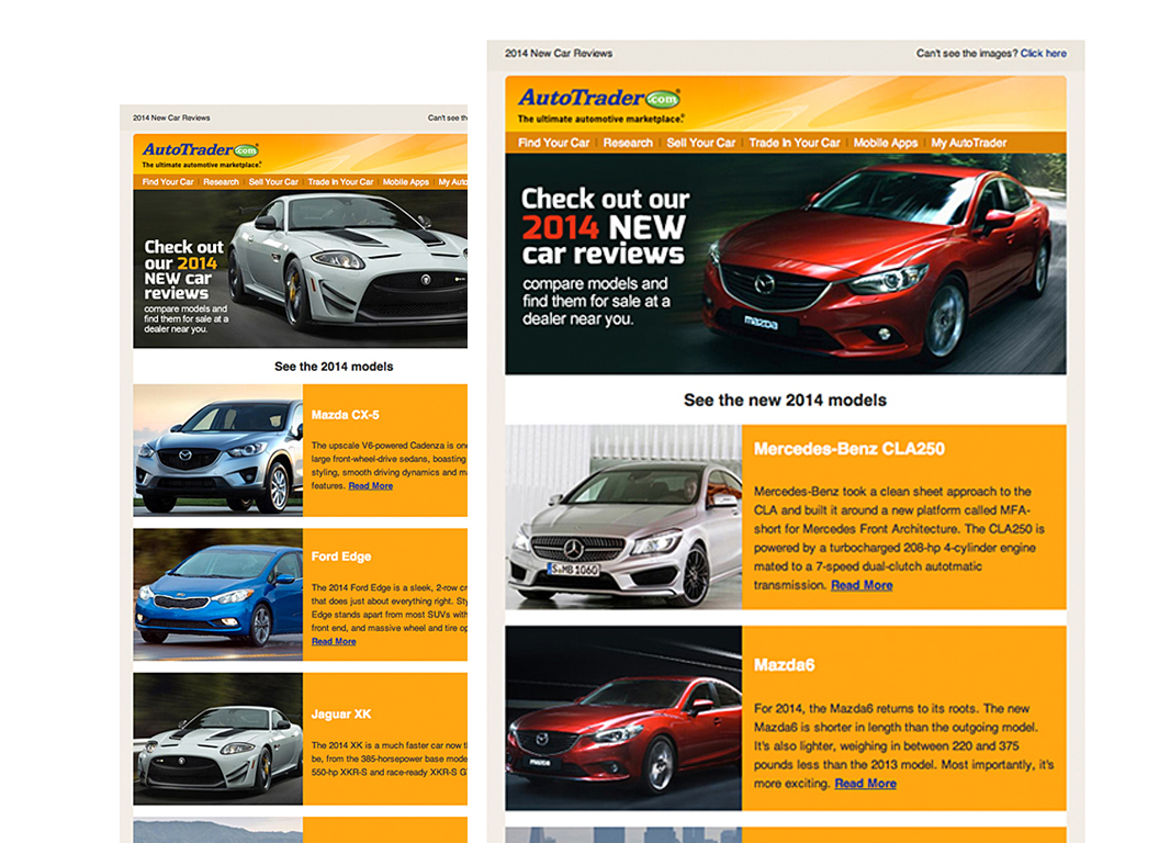 AutoTrader.com Email Design
